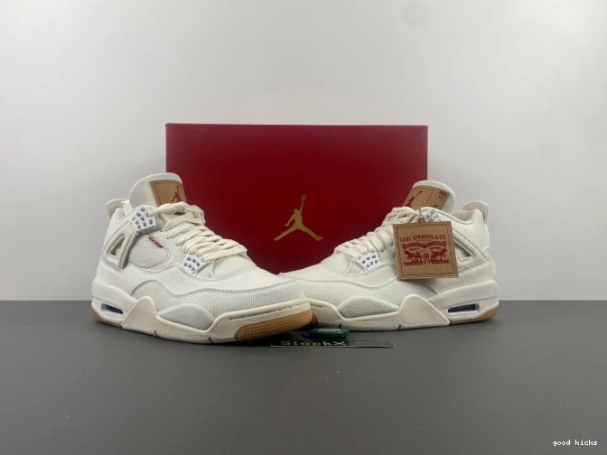 Cheap Levi's 4 Air AO2571-100 'White' Jordan x 0630